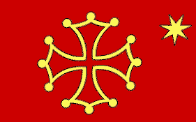 The Flag of Occitania.